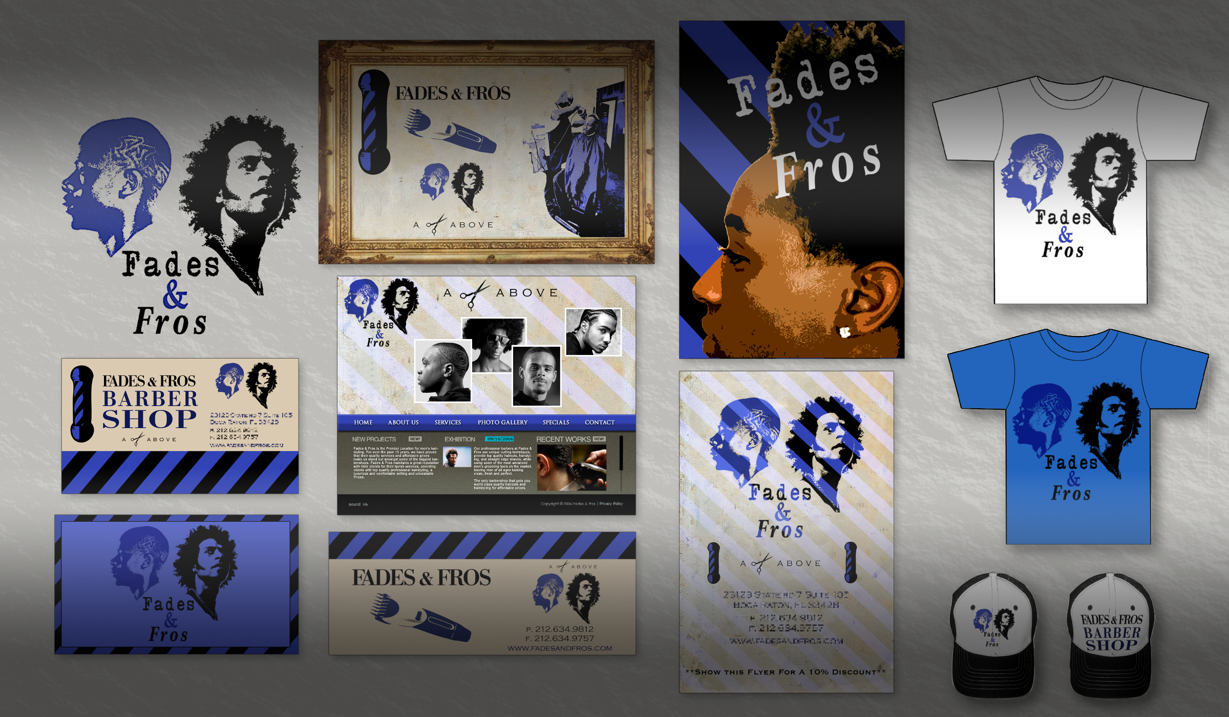 Fades & Fros Brand Identity System