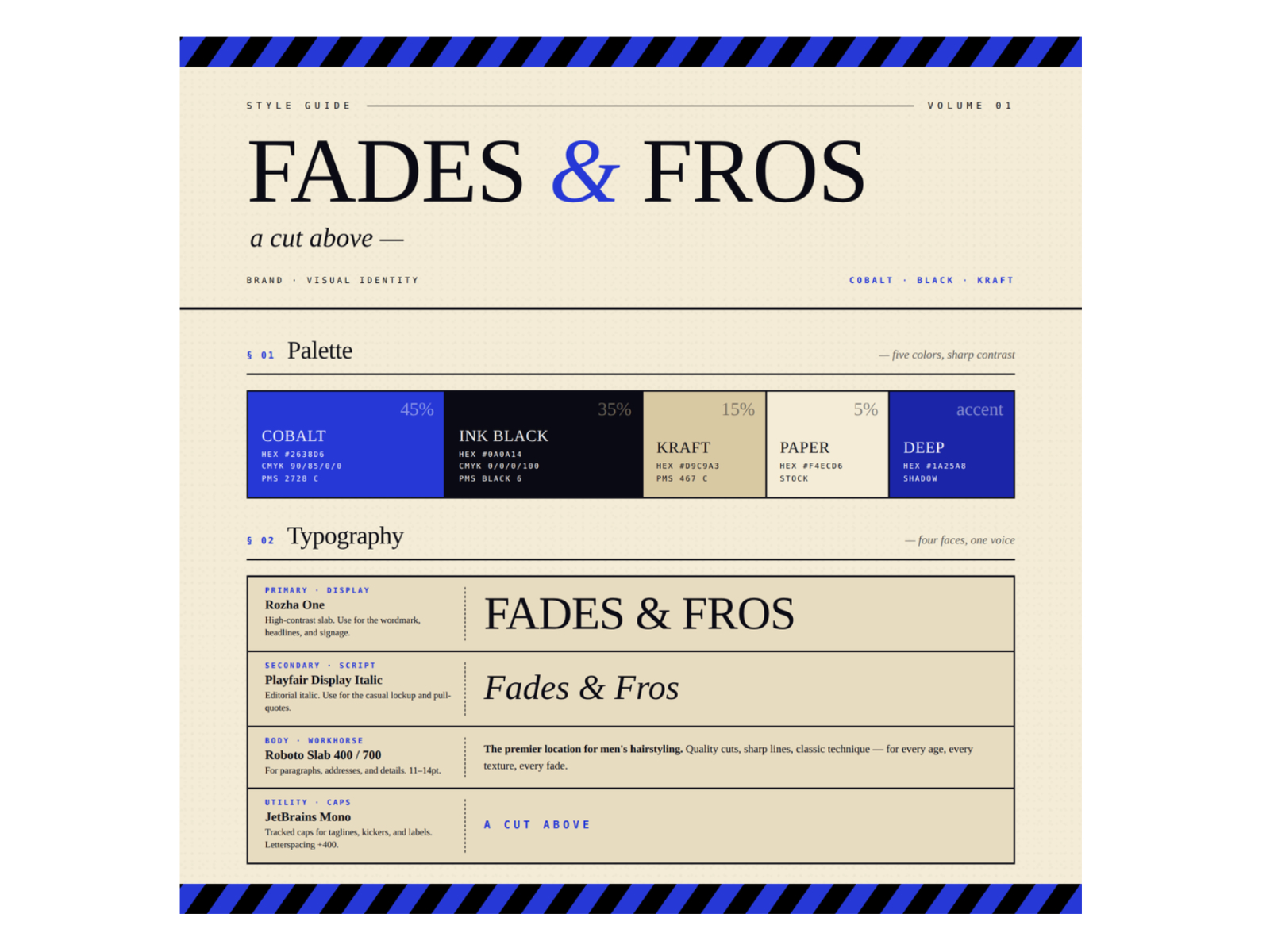 Fades & Fros &mdash; Style Guide
