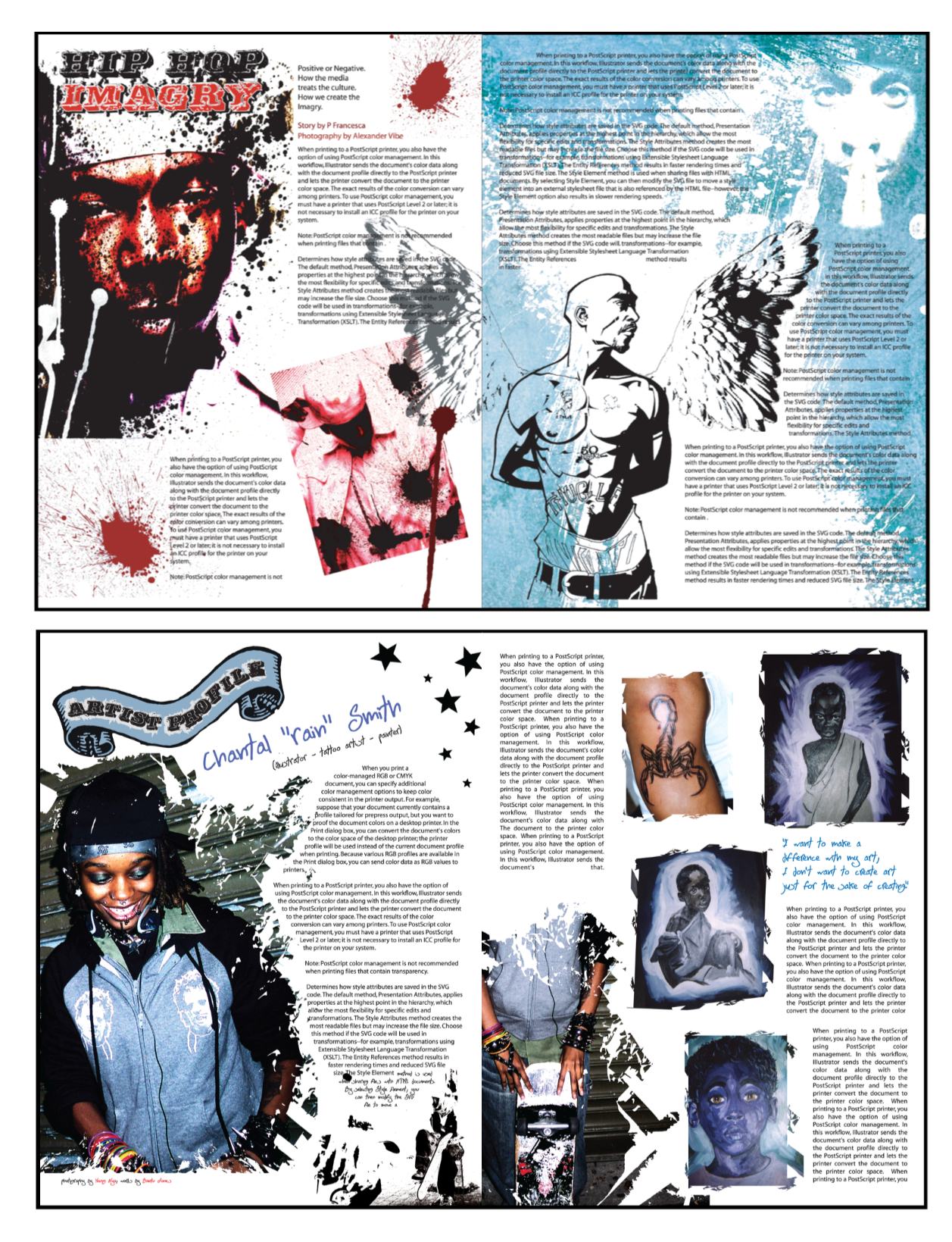 Lead Magazine Interior Mock-Ups